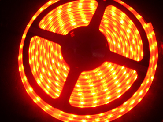 50-60Hz Yellow SMD 3528 Waterproof IP65 / IP66 / IP68 Flexible Led Strip Lights